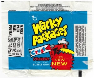1973 Topps Wacky Packages 5th Series 5 WAX PACK WRAPPER 0-462-85-02-3 - Picture 1 of 1