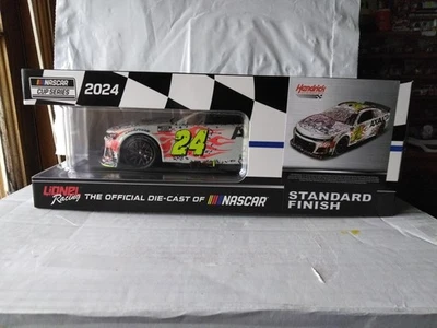 Литая модель Axalta Chevy Camaro ZL1 Daytona 500 Race Win Уильяма Байрона 1:24 2024 No24 - Изображение 1 из 4