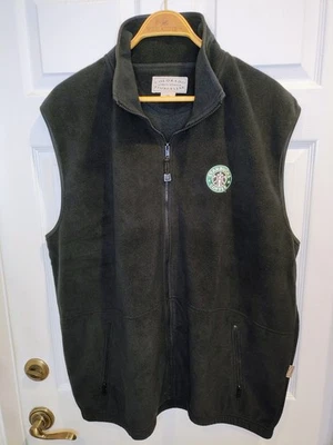Colorado Timberline Men's Black  XXL Starbucks Employee Fleece Vest Sleeveless - Image 1 of 4