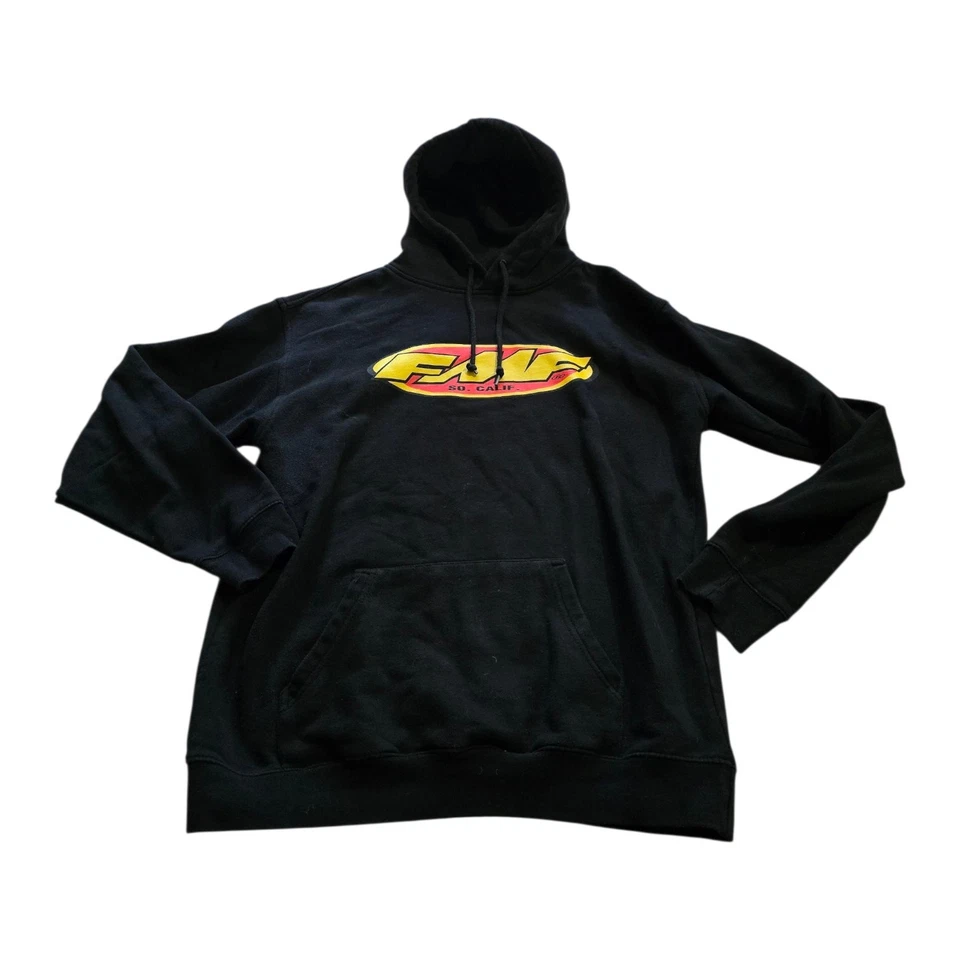 FMF Factory Classic Don 2 Mens Pullover Hoodie Black Size Medium  - Image 1 of 4