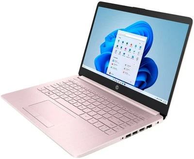 Portátil HP Stream 14" Micro-Edge HD Celeron N4120 16 GB 64 GB eMMC Cámara Win11S Rosa Foto 1 de 4