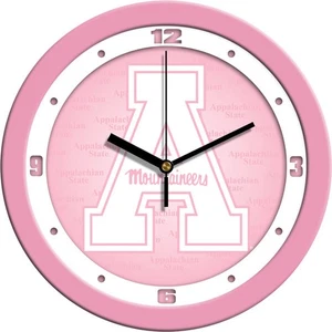Appalachian State Mountaineers Pink Wall Clock - Picture 1 of 1