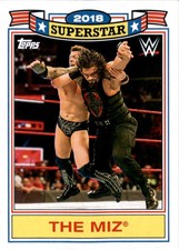 2021 WWE Topps Heritage Superstar Insert The Miz TM17