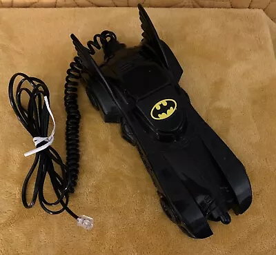 Vintage 1989 Batman Batmobile Telephone DC Comics • 22.99€