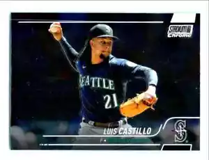 2022 Topps Stadium Club Chrome Luis Castillo Cincinnati Reds #99 - Picture 1 of 2