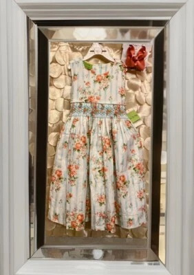 Niñas Nuevo Con Etiquetas Vestido Le Za Me Calado Largo Sin Mangas Faja Corbata Forrada Lazo Libre 4 Foto 1 de 4