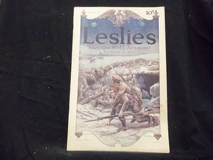 1914 DECEMBER 31 LESLIE'S WEEKLY MAGAZINE - THE RETREAT - ST 1306 - Picture 1 of 2