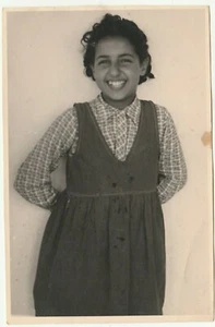 PALÄSTINA, EIN MÄDCHEN, UM 1940, EIN ECHTFOTO. - Bild 1 von 2