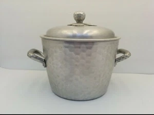 VINTAGE EVERLAST COOLER #5001 ICE BUCKET, HAMMERED ALUMINUM - Picture 1 of 8