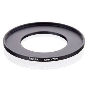 49mm to 77mm 49-77 49-77mm 49mm-77mm Stepping Step Up Filter Ring Adapter - Picture 1 of 3