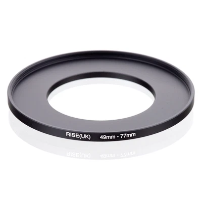 49mm to 77mm 49-77 49-77mm 49mm-77mm Stepping Step Up Filter Ring Adapter - Image 1 of 3