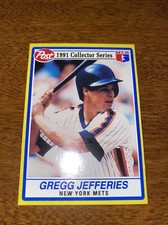 1991 Post Cereal Gregg Jefferies Mets Baseball Card