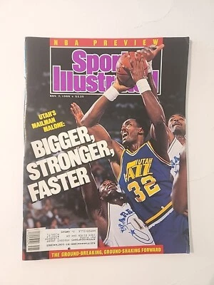 Vintage Sports Illustrated - Nov. 7 1988 Karl Malone NBA Preview Utah Jazz  - Image 1 of 4