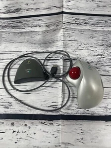 Logitech T-RA18 Cordless Trackman Wheel Trackball Mouse w/USB Receiver - Tested - Picture 1 of 7