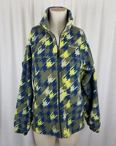 Columbia Large Houndstooth Camo Print 3-in-1 Inner Fleece Jacket Boys Kids 18 20 - Picture 1 of 6