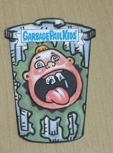 2022 Topps Garbage Pail Kids GPK Vacation Shaped Sketch card 1/1 Victor Moreno