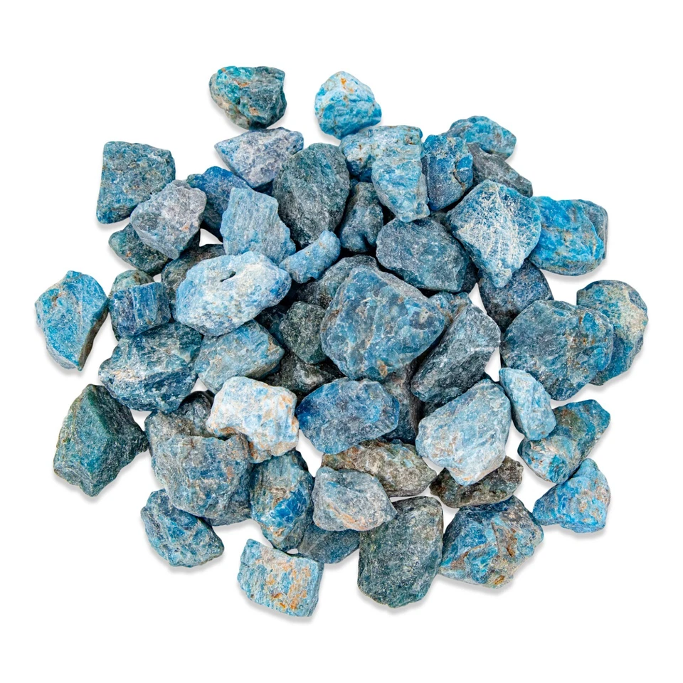 Raw Blue Apatite Crystal - Bulk Wholesale Rough Stones - Amazonite Gemstone - Image 1 of 4