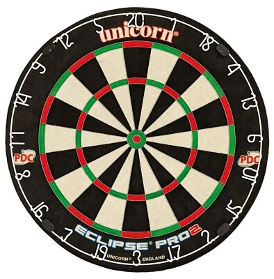 Unicorn Eclipse Pro 2 Dartscheibe - Profi - PDC Schaltung - klammerfrei - Bild 1 von 2
