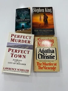 Stephen King Agatha Christie Book Bundle Mixed Lot of 4 - Picture 1 of 11