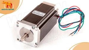 Hot Sale- Wantai 1PC Nema 23 stepper motor425oz-in,dual shaft ,3A ,CNC engraving - Picture 1 of 7