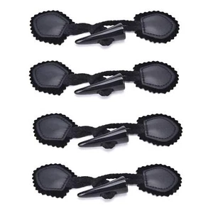 Pack of 8 Leather Toggle Closure Buttons Coat Jacket Vintage - Picture 1 of 17