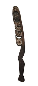 statue Sculpture Wood Papua Pacific Island Statuett bois Papouasie Île pacifique - Picture 1 of 10
