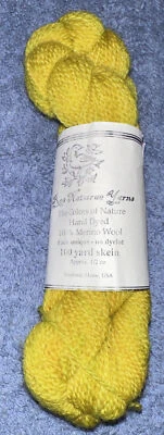 Res Naturae Yarns 100% Merino Wool Crewel Tapestry Yarn Prim Gold Hand Dyed - Image 1 of 4