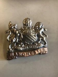Primera Guerra Mundial Gorra del ejército británico insignia regimiento de Manchester - reproducción - Imagen 1 de 1