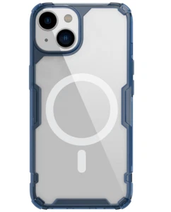 CUSTODIA COVER CASE ORIGINALE NILLKIN per APPLE IPHONE 14 / 15 PLUS MAGSAFE BLU - Bild 1 von 2