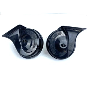 04-2010 BMW e60 525i 535i 528i m5 low high pitch tone note horn signal set pair - Foto 1 di 10