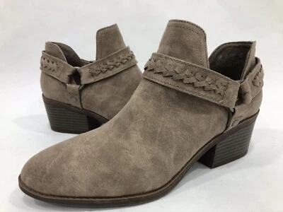 Botines Fergalicious Mujer Trenza Textura Gamuza Beige Talla 7 Foto 1 de 4