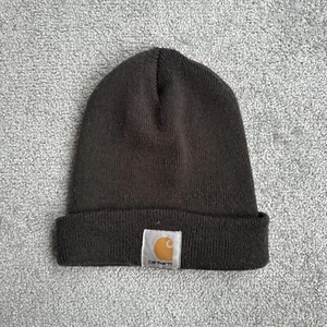 CARHARTT Herren 90er Retro Mütze Beanie Wintermütze Strickmütze 18206 Grau - Bild 1 von 6