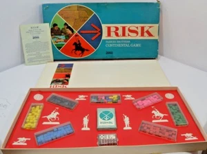 Juego de mesa de colección 1968 riesgo guerra continental juego de estrategia fiesta diversión - Imagen 1 de 8