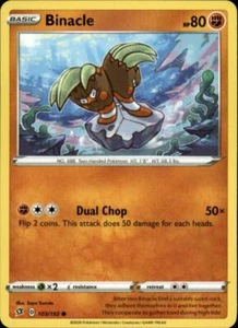 2x (SWSH02-103) Binacle (C) Pokemon Rebel Clash Card # 103 - Picture 1 of 1