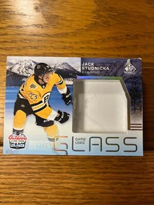 Gioco SP 2021 usato NHL Lake Tahoe Games Pista Vetro Reliquie /25 Jack Studnicka - Foto 1 di 2