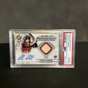 Corbin Carroll Rookie RC Auto PSA 10 2023 Topps Pristine Around Diamond Relic - Picture 1 of 3