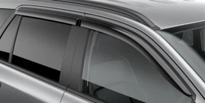 New Ford EVEREST DOOR VISOR Black 4 doors 2023 Genuine Access Front Rear XL EV - Picture 1 of 7