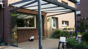 Terrassendach Alu anthrazit 5 m x 3 m Carport Alu Terrassenüberdachung OPAL - Bild 1 von 24