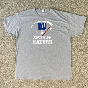 New York Giants Shirt Mens Extra Large Gray Short Sleeve T Shirt Jerzees - Picture 1 of 11