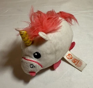 Teeny Ty 3,5 Zoll Sitzsack Plüsch - Despicable Me - flauschiges Einhorn - Bild 1 von 2