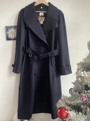 Genuine Burberry wool cashmere long coat RRP￡1190 size 10 - Image 1 of 4