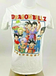 Dragon Ball Z Damen Small T-Shirt Goku Vegeta Trunks Picollo weiß Shirt - Bild 1 von 3