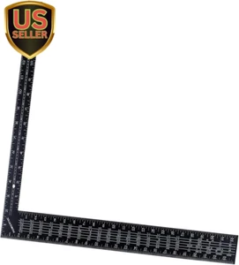 Framing Square, 16'' X 24'' Steel Carpenter Square with Rafter Tables, Framin... - Picture 1 of 12