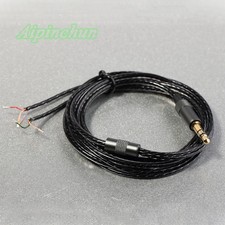 3.5mm Jack DIY Earphone Audio Cable Headphone Repair Replacement LC-OFC Wire A16