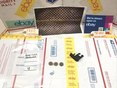 95-97 FORD CONTOUR CAPÔ TRAVA MONTAGEM HARDWARE PORCA PARAFUSO CABO RETENTOR OE - Imagem 1 de 3