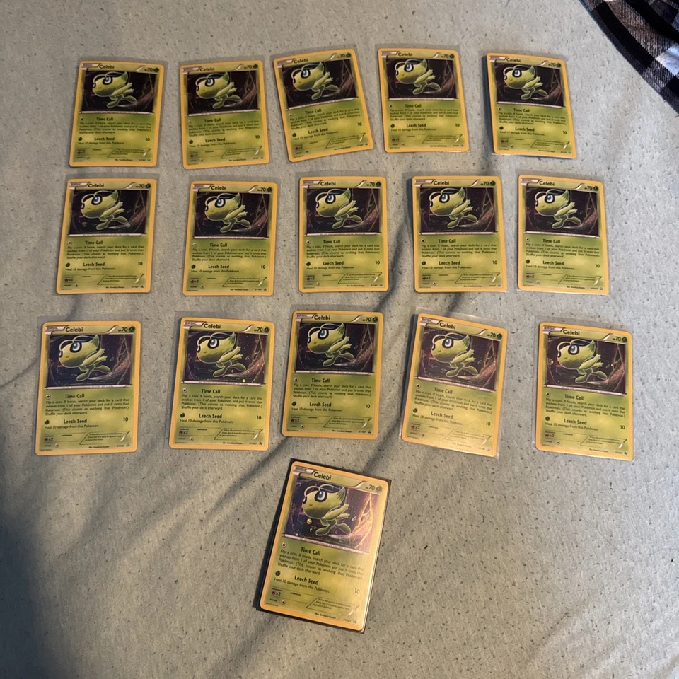 Celebi XY187 XY Holo Black Star Promo Pokemon Lote de 16 Foto 1 de 4