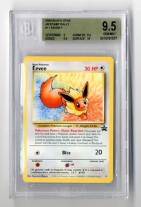 BGS9.5 Gem Mint Eevee JR Pokemon Stamp Rally 2000 Gold Label Authentic Card - Picture 1 of 13