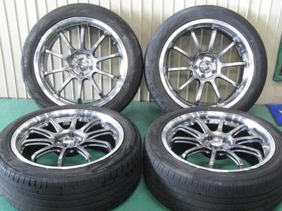 JDM Mostly installed YOKOHAMA ADVAN Racing RZ-DF Forged No Tires - Image 1 of 4