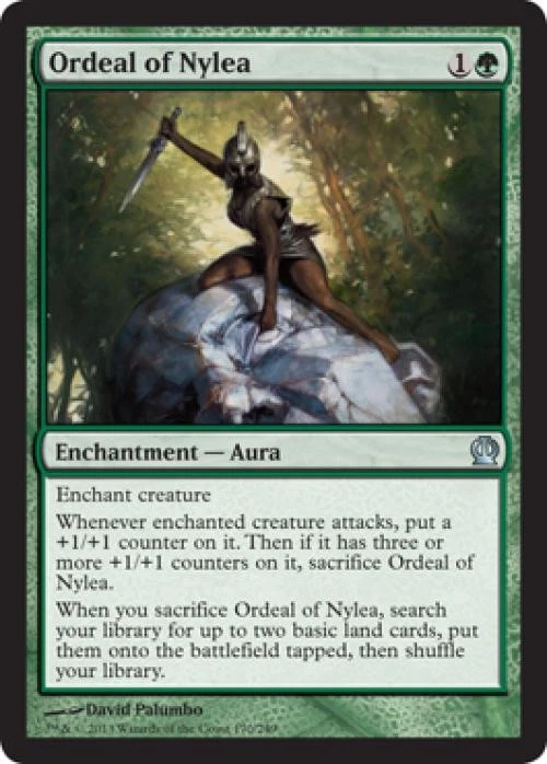Ordeal of Nylea - Medium Play MTG Theros - Image 1 of 1