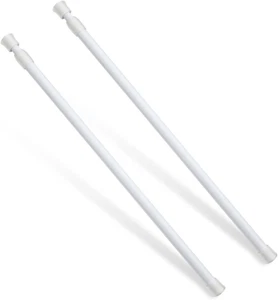 Adjustable Window Security Bars for Child Safety - 2 Pack (White) - Picture 1 of 12